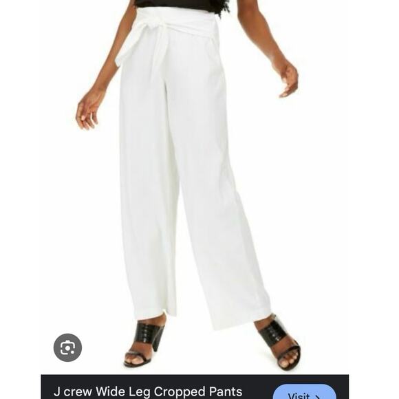J Crew linen crop pants new - Picture 2 of 7